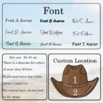 Engraved Pattern Cowboy Hat