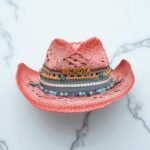 Karol G disco Cowgirl Hat Handmade Bandana Western Vacation